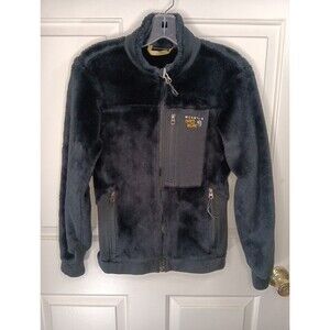 Mountain Hard Wear Women's Jacket Small Black Full Zip Fleece Polartec Cozy EUC